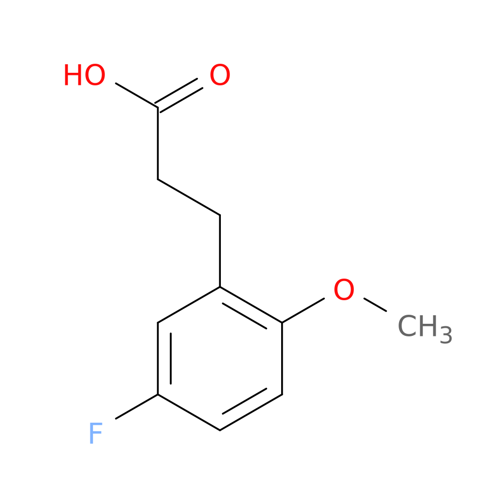 3-(5-Fluoro-2-methoxyphenyl)propanoic acid