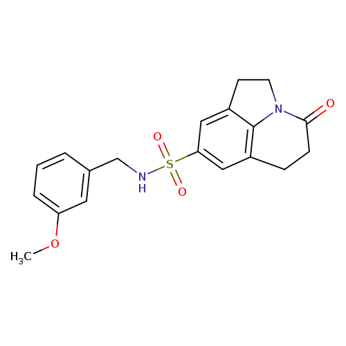 N-[(3-methoxyphenyl)methyl]-11-oxo-1-azatricyclo[6.3.1.0^{4,12}]dodeca-4(12),5,7-triene-6-sulfonamide
