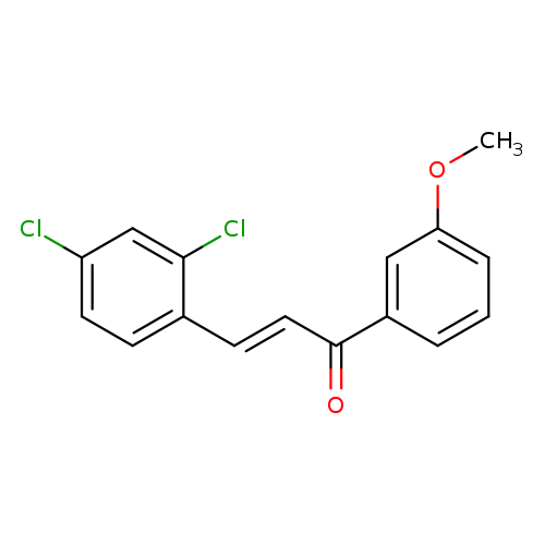 (2E)-3-(2,4-dichlorophenyl)-1-(3-methoxyphenyl)prop-2-en-1-one
