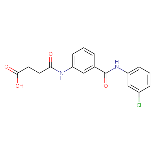 4-{3-[(3-chloroanilino)carbonyl]anilino}-4-oxobutanoic acid