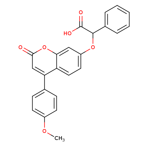 {[4-(4-methoxyphenyl)-2-oxo-2H-chromen-7-yl]oxy}(phenyl)acetic acid