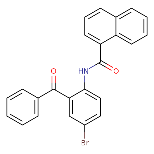 N-(2-benzoyl-4-bromophenyl)naphthalene-1-carboxamide