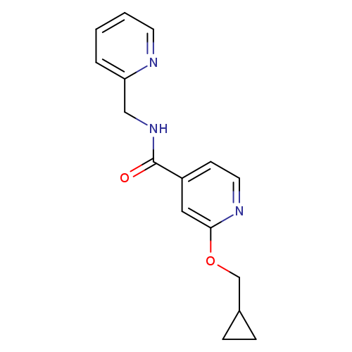 2-(cyclopropylmethoxy)-N-[(pyridin-2-yl)methyl]pyridine-4-carboxamide