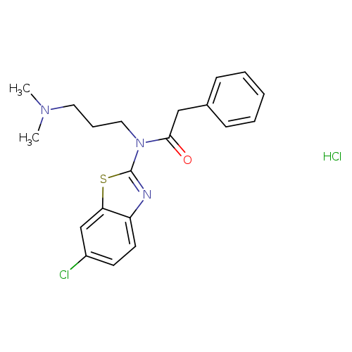 N-(6-chloro-1,3-benzothiazol-2-yl)-N-[3-(dimethylamino)propyl]-2-phenylacetamide hydrochloride