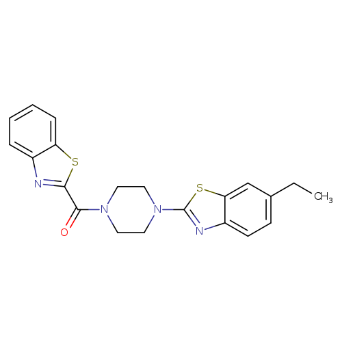 2-[4-(1,3-benzothiazole-2-carbonyl)piperazin-1-yl]-6-ethyl-1,3-benzothiazole