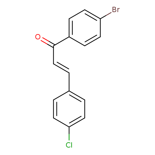 2-Propen-1-one, 1-(4-bromophenyl)-3-(4-chlorophenyl)-, (2E)-