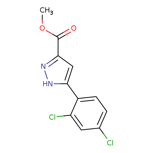 Methyl 5-(2,4-Dichlorophenyl)pyrazole-3-carboxylate
