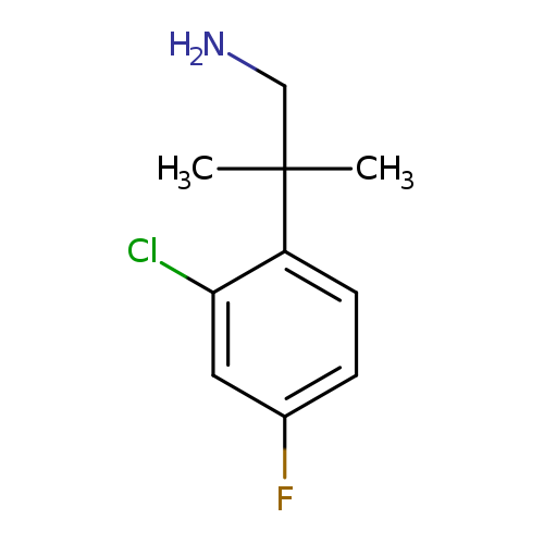 2-(2-Chloro-4-fluorophenyl)-2-methylpropan-1-amine