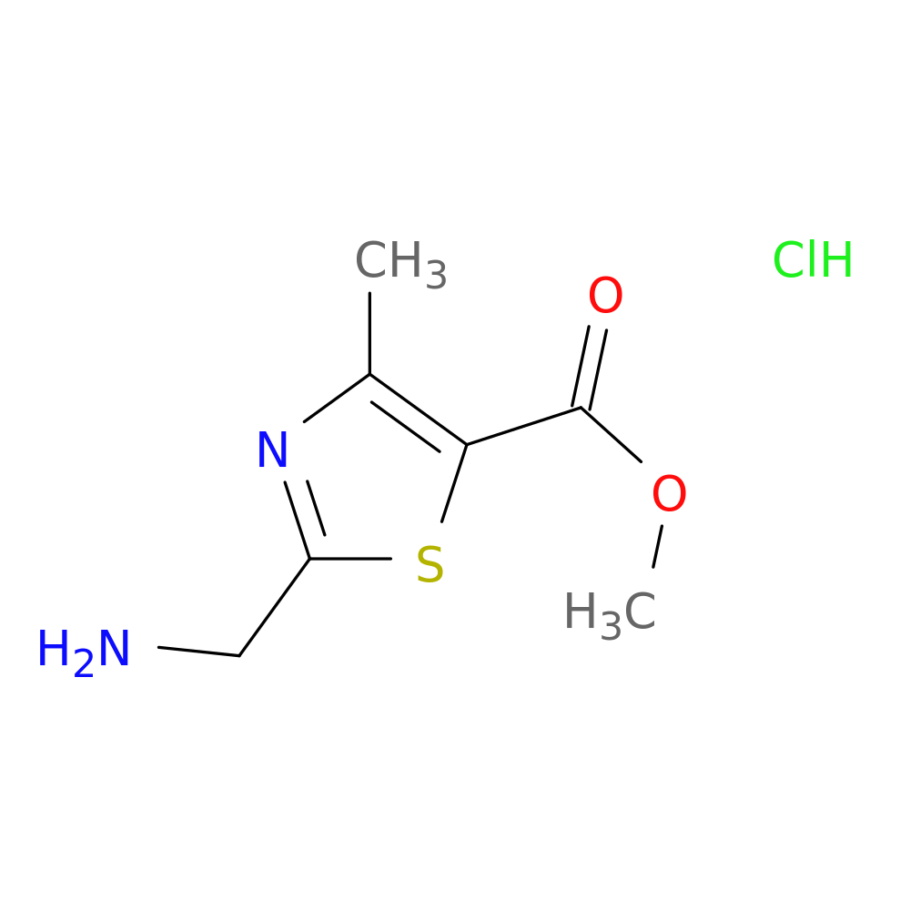 methyl 2-(aminomethyl)-4-methyl-1,3-thiazole-5-carboxylate hydrochloride