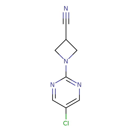 1-(5-chloropyrimidin-2-yl)azetidine-3-carbonitrile