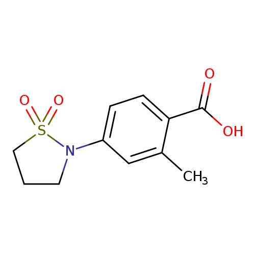4-(1,1-dioxo-1lambda6,2-thiazolidin-2-yl)-2-methylbenzoic acid