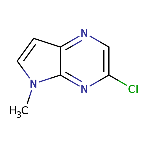 5H-Pyrrolo[2,3-b]pyrazine, 3-chloro-5-Methyl-