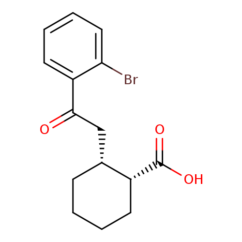 cis-2-[2-(2-Bromophenyl)-2-oxoethyl]cyclohexane-1-carboxylic acid
