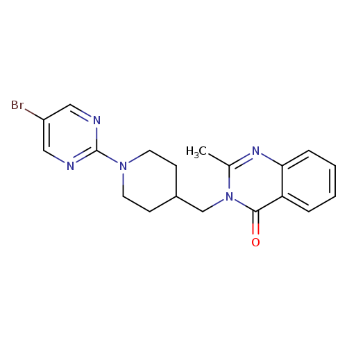 3-{[1-(5-bromopyrimidin-2-yl)piperidin-4-yl]methyl}-2-methyl-3,4-dihydroquinazolin-4-one