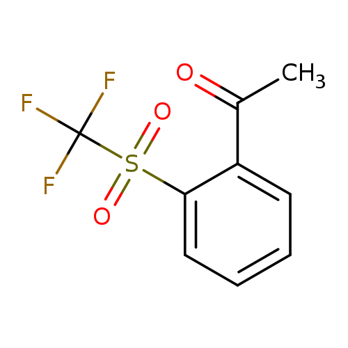 1-(2-trifluoromethanesulfonylphenyl)ethan-1-one