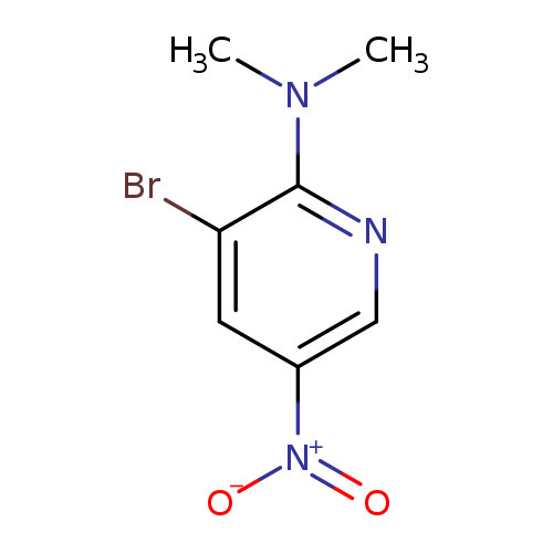 3-Bromo-2-(N,N-dimethyl)amino-5-nitropyridine