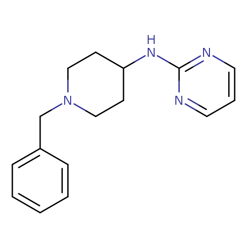 Pyrimidine, 2-((1-benzyl-4-piperidyl)amino)-