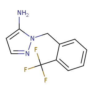 1-(2-(Trifluoromethyl)benzyl)-1H-pyrazol-5-amine