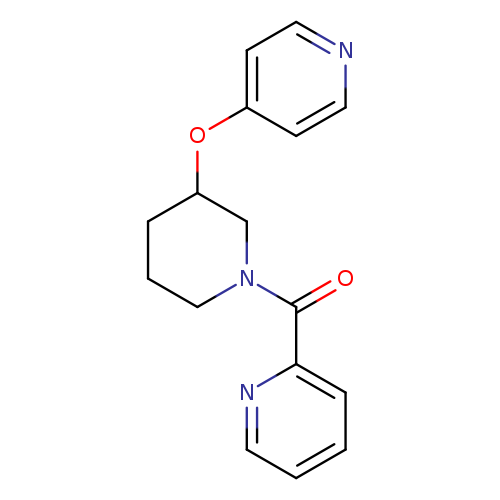 2-[3-(pyridin-4-yloxy)piperidine-1-carbonyl]pyridine