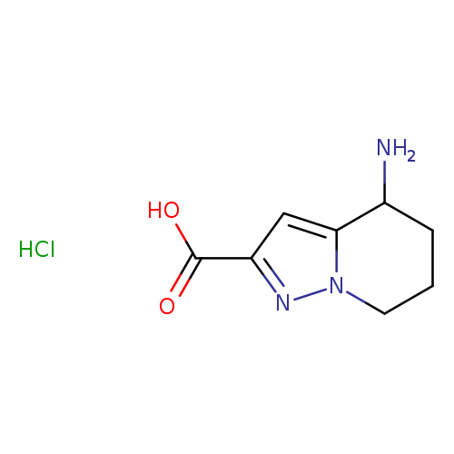4-amino-4H,5H,6H,7H-pyrazolo[1,5-a]pyridine-2-carboxylic acid hydrochloride