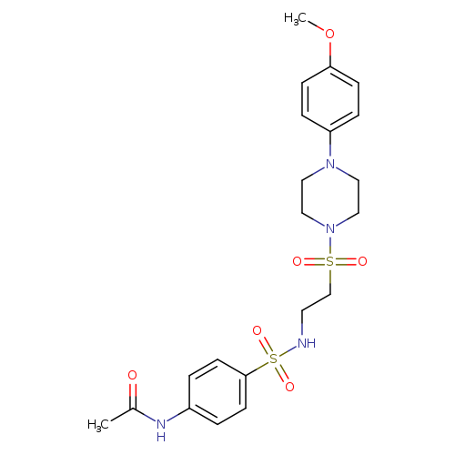N-{4-[(2-{[4-(4-methoxyphenyl)piperazin-1-yl]sulfonyl}ethyl)sulfamoyl]phenyl}acetamide