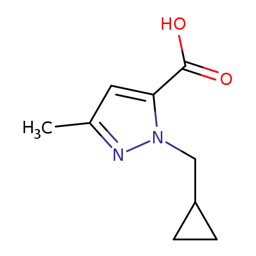 1-(cyclopropylmethyl)-3-methyl-1H-pyrazole-5-carboxylicacid