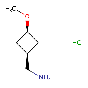Cyclobutanemethanamine, 3-methoxy-, hydrochloride (1:1), cis-