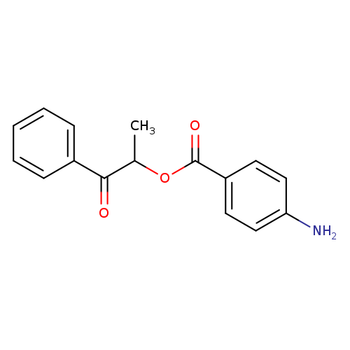 1-Methyl-2-oxo-2-phenylethyl 4-aminobenzoate