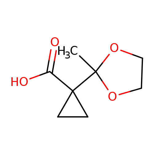 1-(2-methyl-1,3-dioxolan-2-yl)cyclopropane-1-carboxylicacid