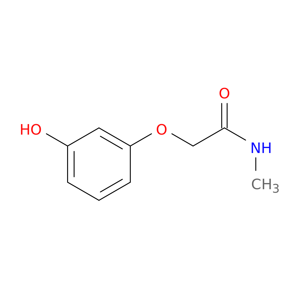 2-(3-Hydroxyphenoxy)-N-methylacetamide