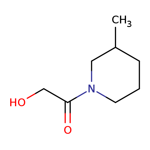 Piperidine, 1-(hydroxyacetyl)-3-methyl-