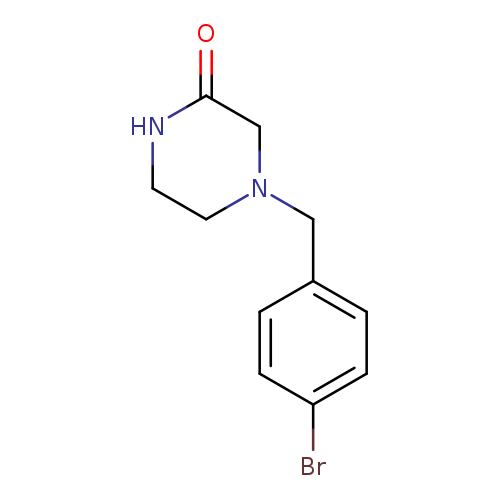 4-(4-BROMOBENZYL)PIPERAZIN-2-ONE