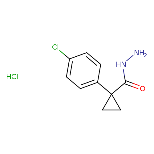 1-(4-chlorophenyl)cyclopropane-1-carbohydrazide hydrochloride