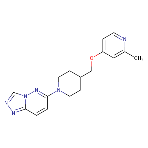 2-methyl-4-[(1-{[1,2,4]triazolo[4,3-b]pyridazin-6-yl}piperidin-4-yl)methoxy]pyridine