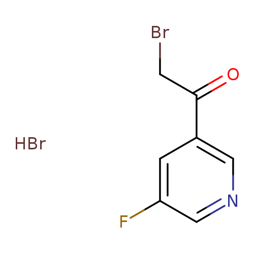 2-bromo-1-(5-fluoropyridin-3-yl)ethan-1-one hydrobromide