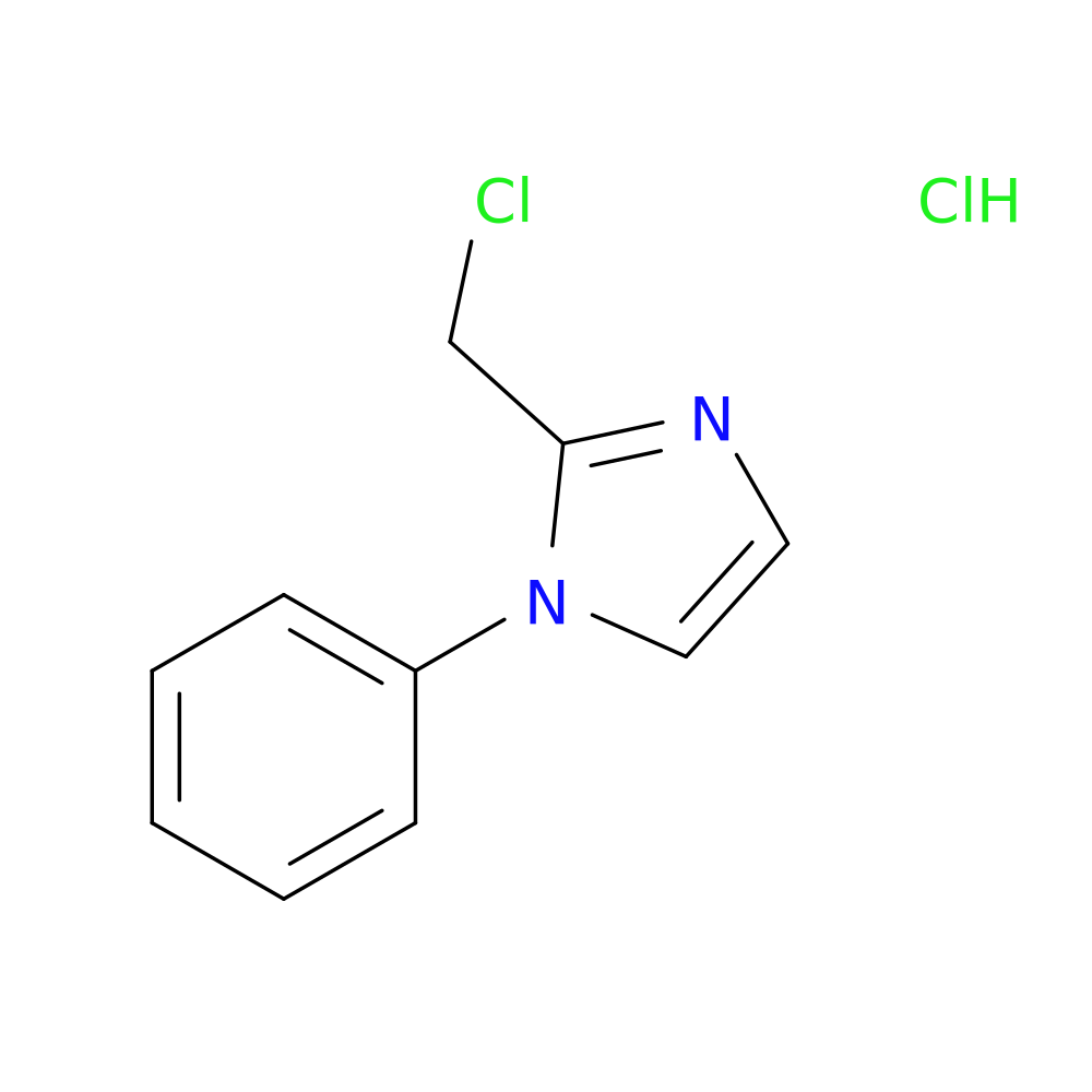 2-(chloromethyl)-1-phenyl-1H-imidazole hydrochloride