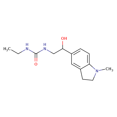 3-ethyl-1-[2-hydroxy-2-(1-methyl-2,3-dihydro-1H-indol-5-yl)ethyl]urea