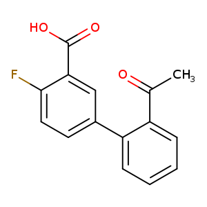 5-(2-Acetylphenyl)-2-fluorobenzoic acid