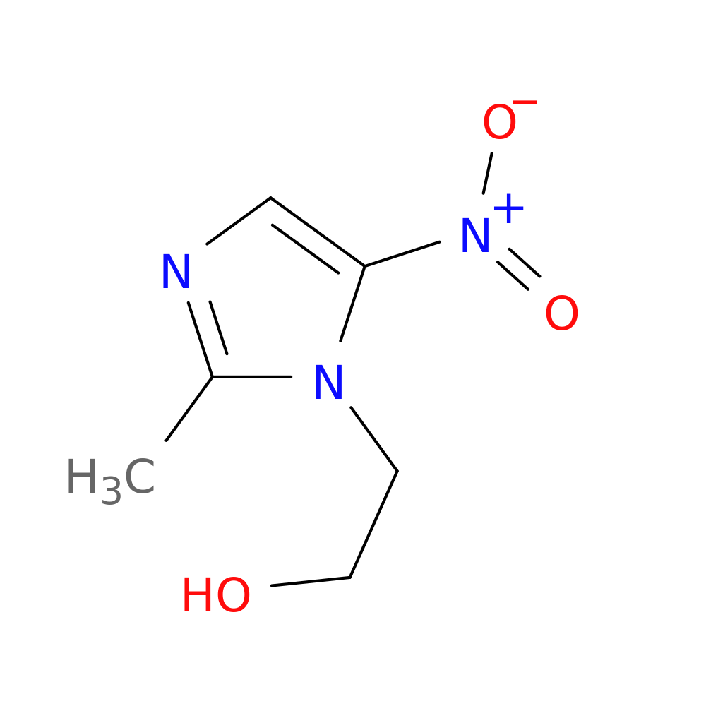 2-Methyl-5-nitro-1H-imidazole-1-ethanol