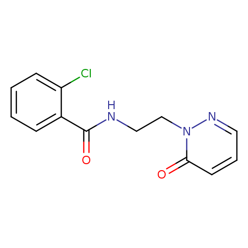 2-chloro-N-[2-(6-oxo-1,6-dihydropyridazin-1-yl)ethyl]benzamide