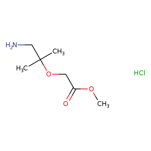 methyl2-[(1-amino-2-methylpropan-2-yl)oxy]acetatehydrochloride