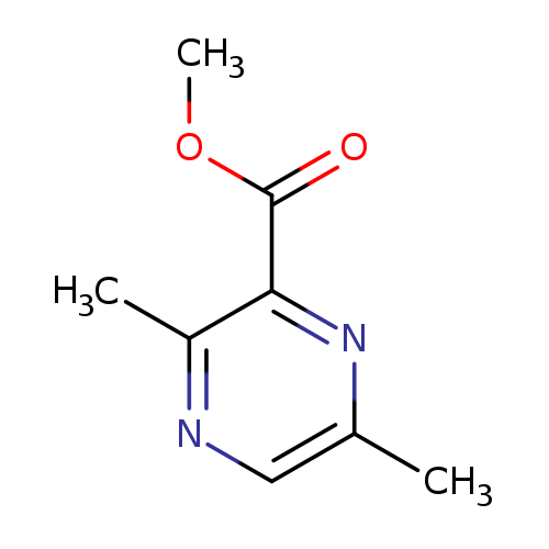 Pyrazinecarboxylic acid, 3,6-dimethyl-, methyl ester (9CI)