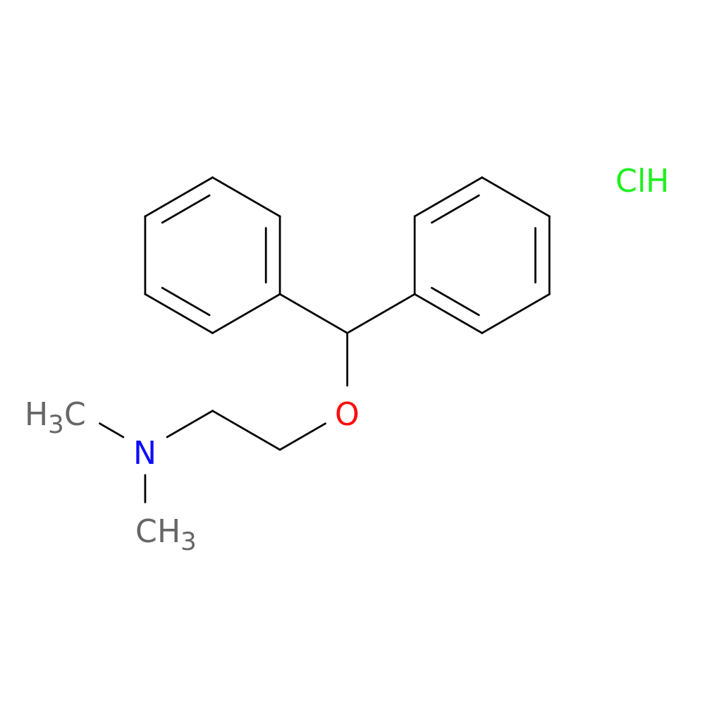 N-(2-Diphenylmethoxyethyl)-N,N-Dimethylamine Hydrochloride