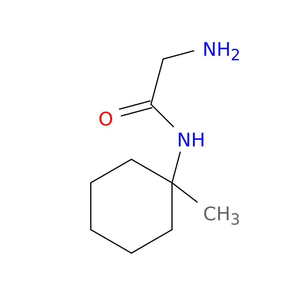 2-amino-N-(1-methylcyclohexyl)acetamide