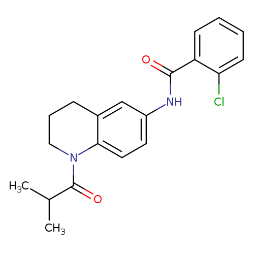 2-chloro-N-[1-(2-methylpropanoyl)-1,2,3,4-tetrahydroquinolin-6-yl]benzamide