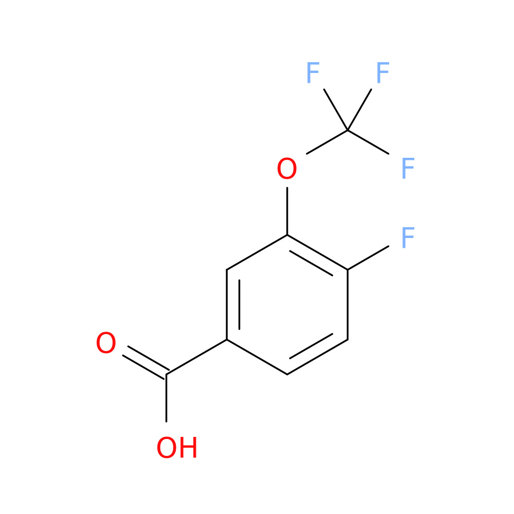 4-Fluoro-3-(trifluoromethoxy)benzoic acid