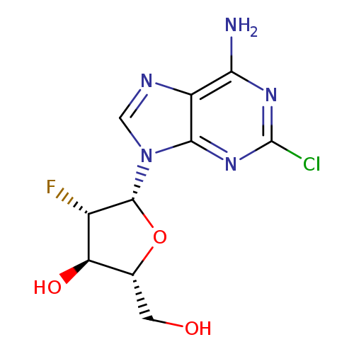 2-Chloro-9-(2-deoxy-2-fluoro-β-D-arabinofuranosyl)-9H-purin-6-amine