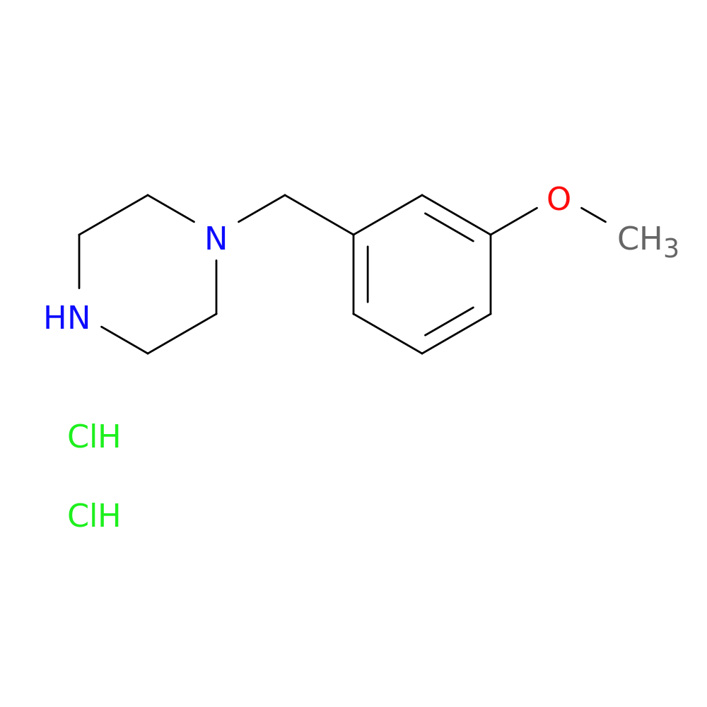 1-[(3-methoxyphenyl)methyl]piperazine dihydrochloride