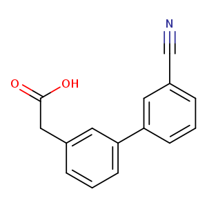 [3-(3-cyanophenyl)phenyl]acetic acid
