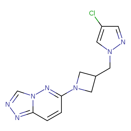 4-chloro-1-[(1-{[1,2,4]triazolo[4,3-b]pyridazin-6-yl}azetidin-3-yl)methyl]-1H-pyrazole